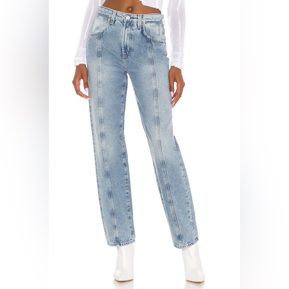 AG Panelled Alexxis Vintage Slim Straight Jeans - Picture 10 of 10